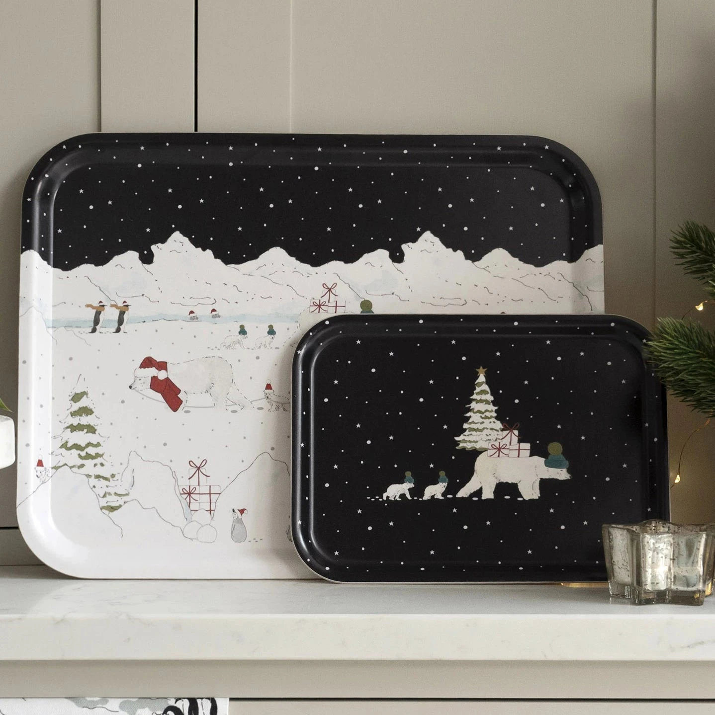 Snow Season Serving Tray - Large - Image 2