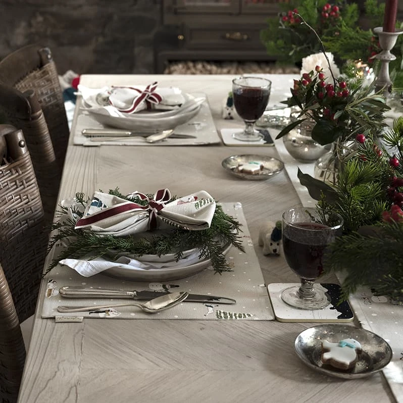 Snow Season Fabric Placemats (Set Of 2) - Image 14