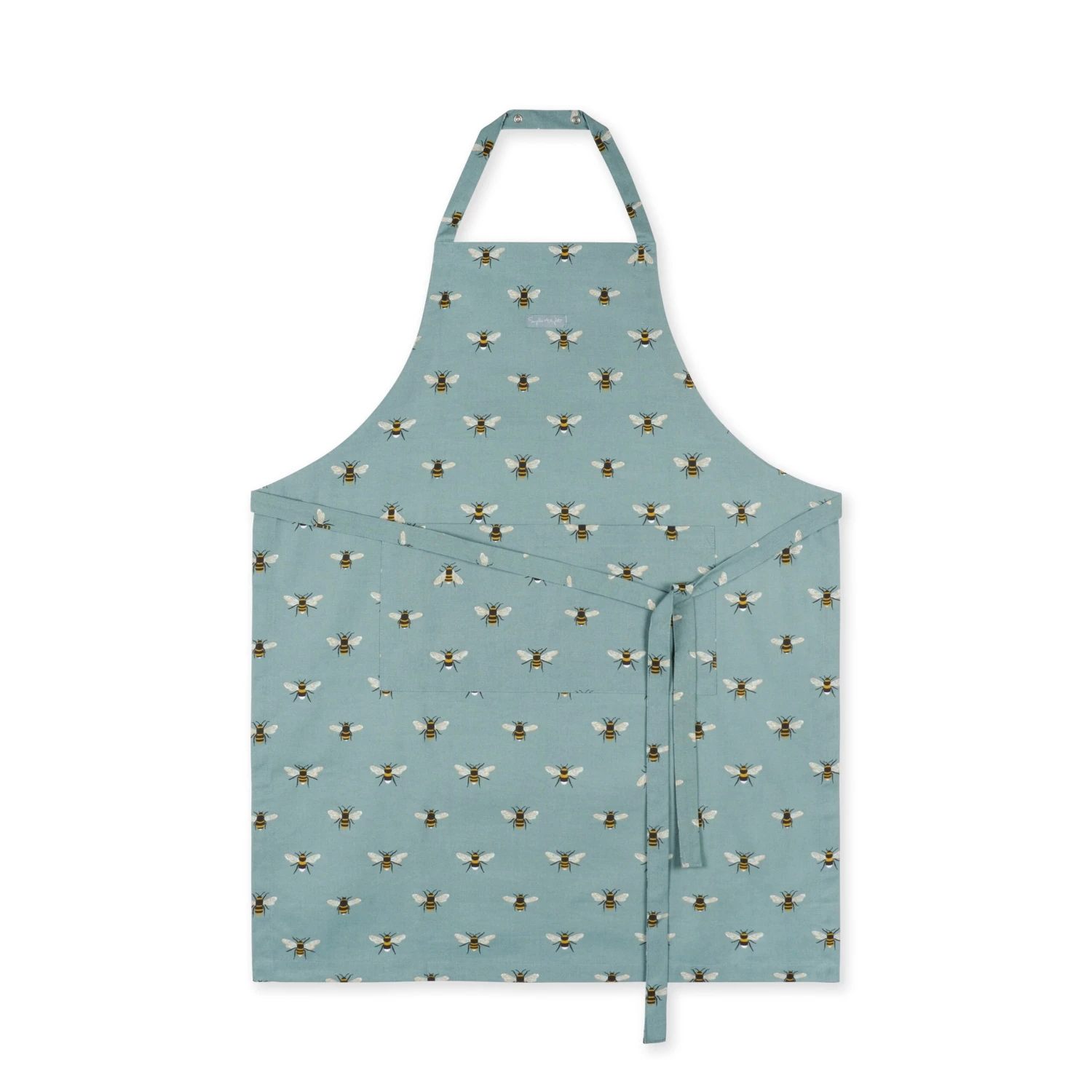 Bees Teal Adult Apron