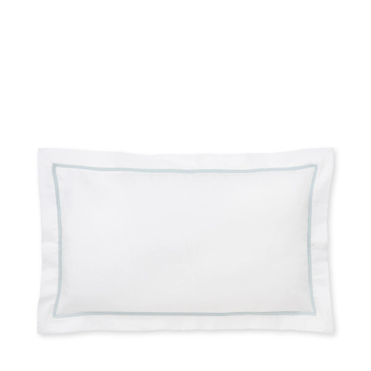 Panama Bed Cushion - Blue Trim - Image 4