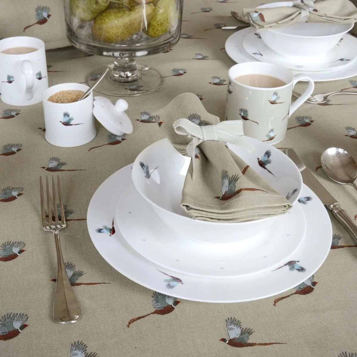 Flying Pheasant Coloured Mug - Image 3