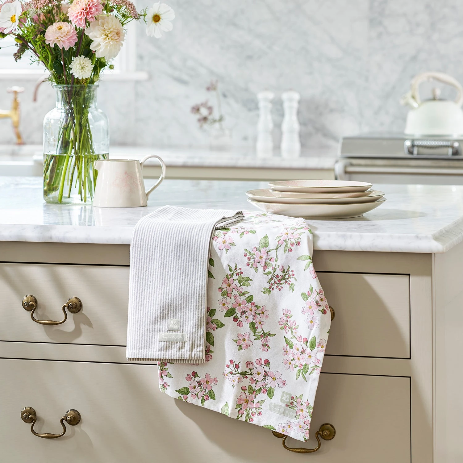 Blossom Tea Towel (Set Of 2)