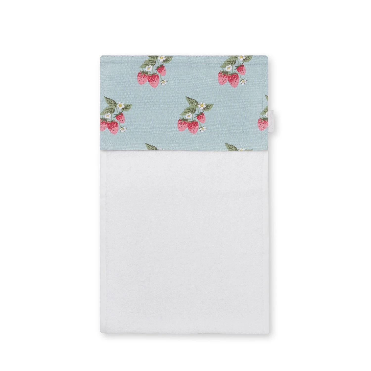 Strawberries Blue Roller Hand Towel - Image 3