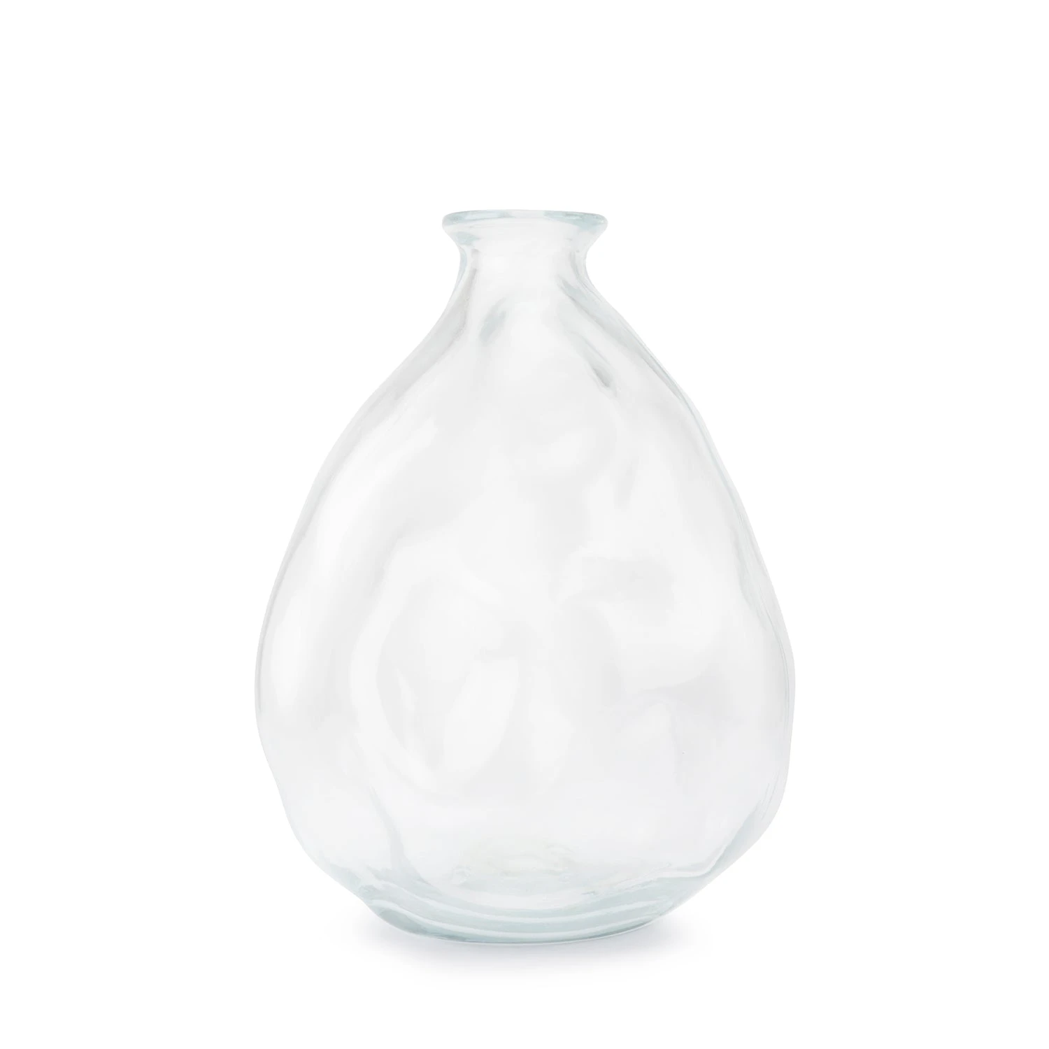 Irregular Glass Bottle Vase - Image 3