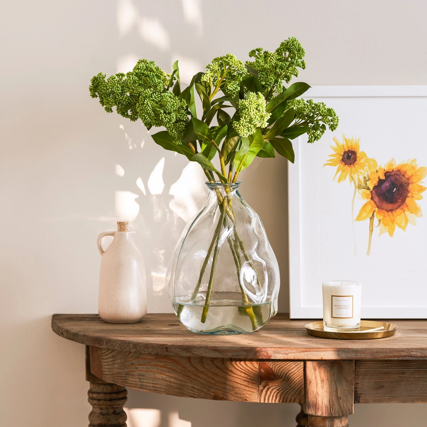 Faux Skimmia - Green