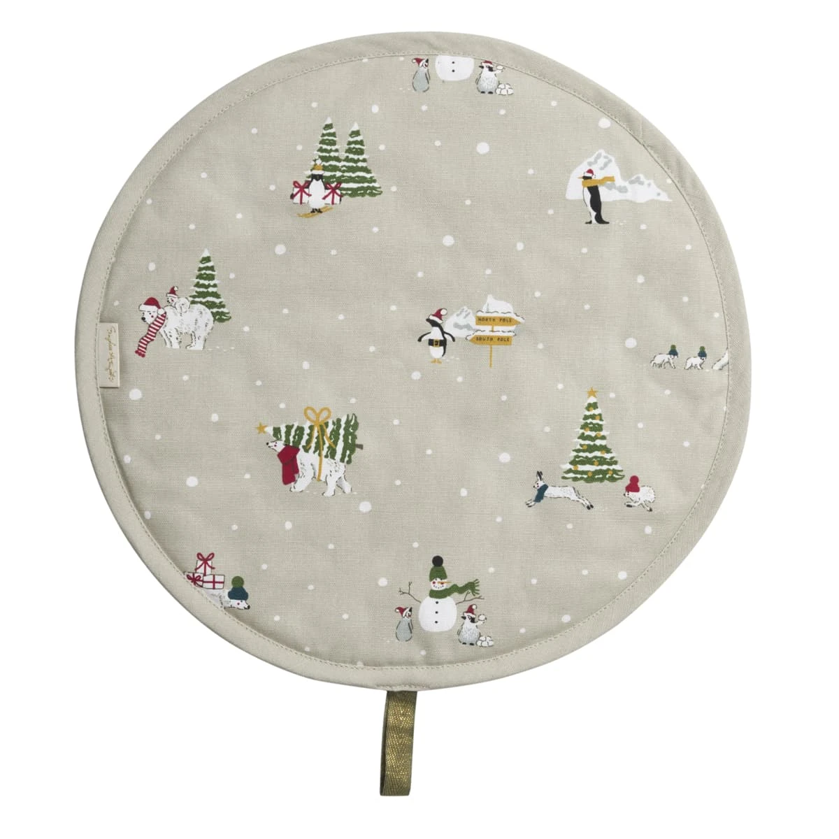 Snow Season Circular Hob Cover