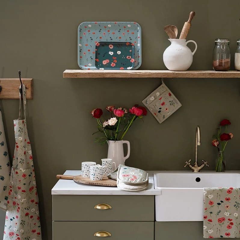 Poppy Meadow Serving Tray - Small - Image 8