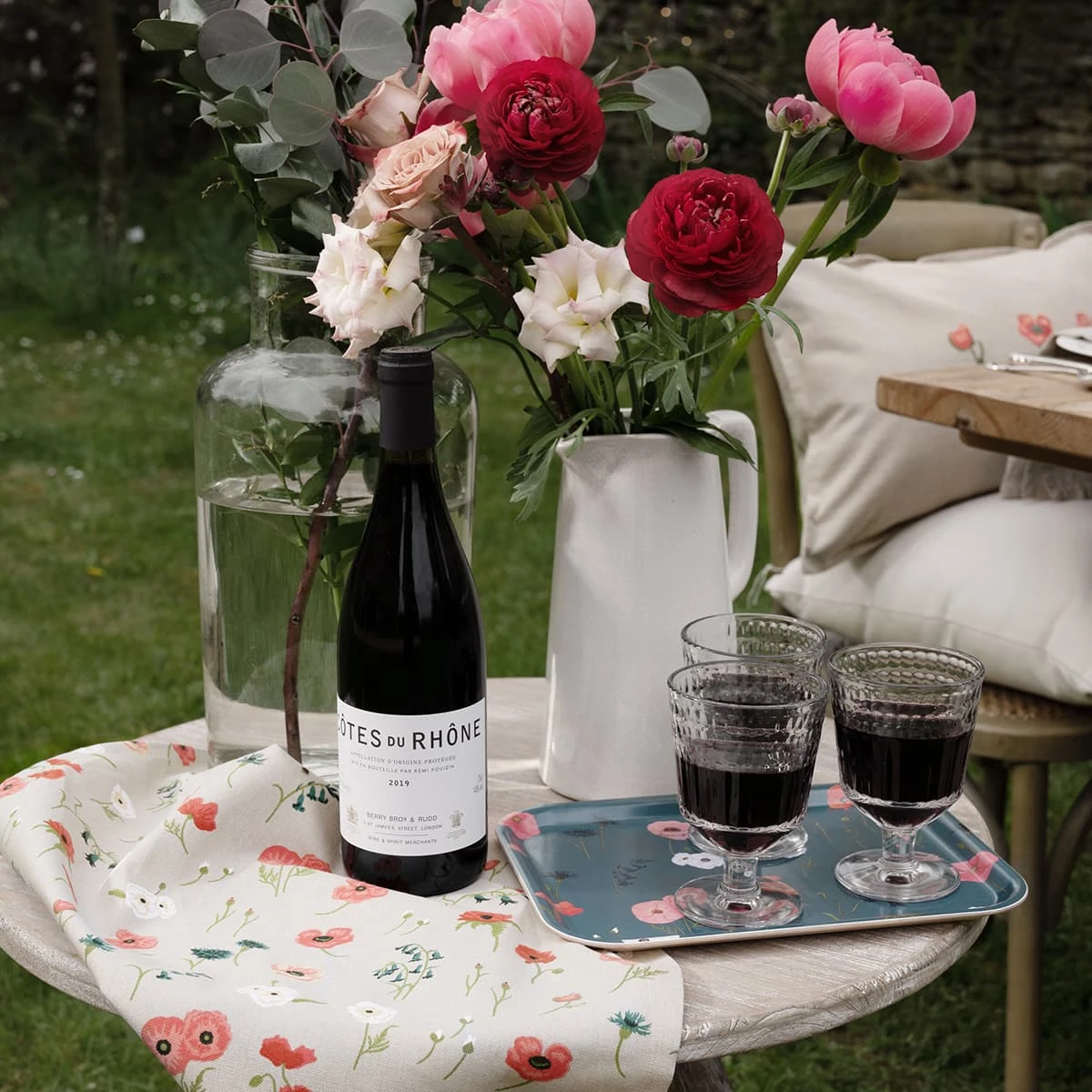 Poppy Meadow Serving Tray - Small - Image 2