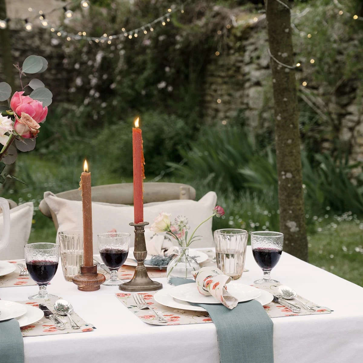 Poppy Meadow Fabric Placemat - Image 4