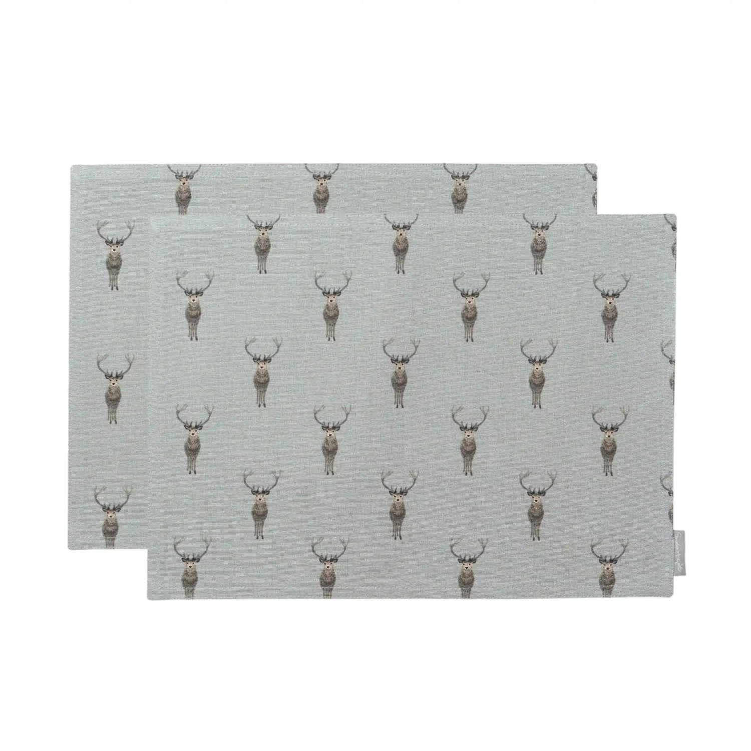Highland Stag Fabric Placemats (Set Of 2)