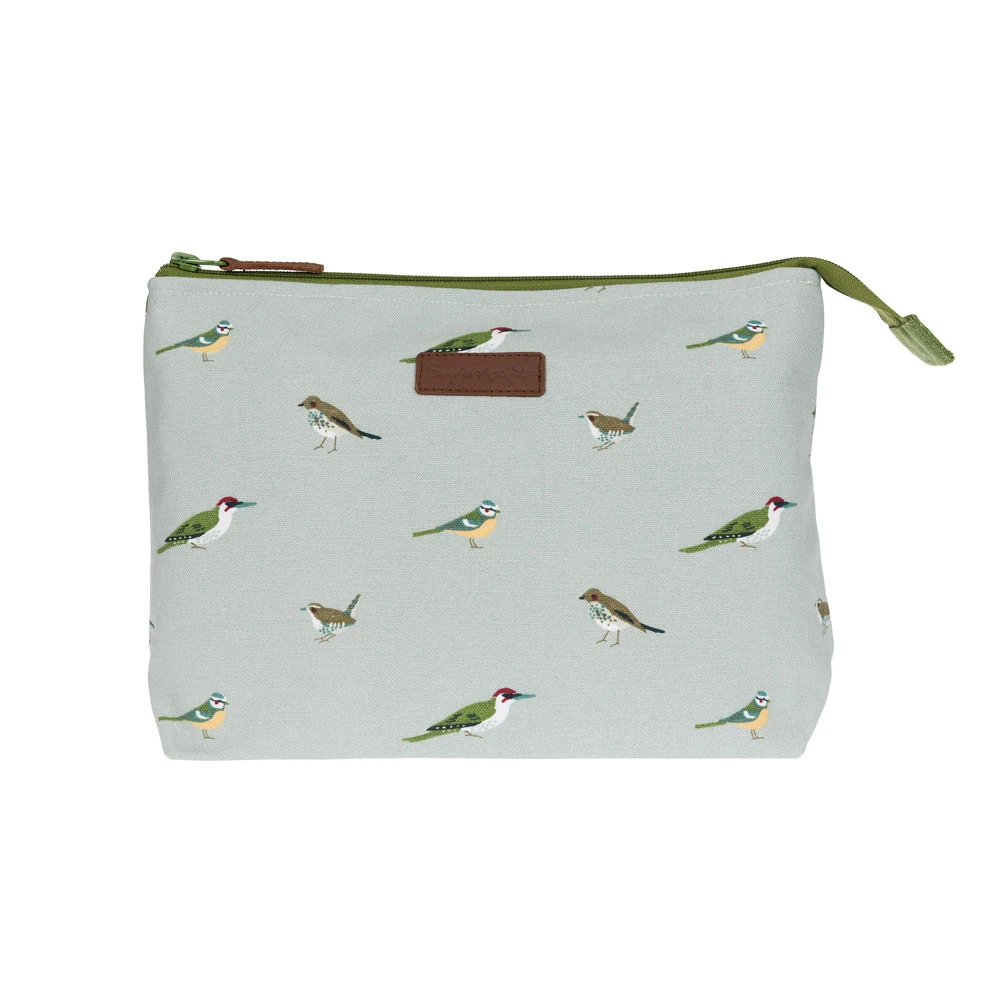 Garden Birds Canvas Wash Bag
