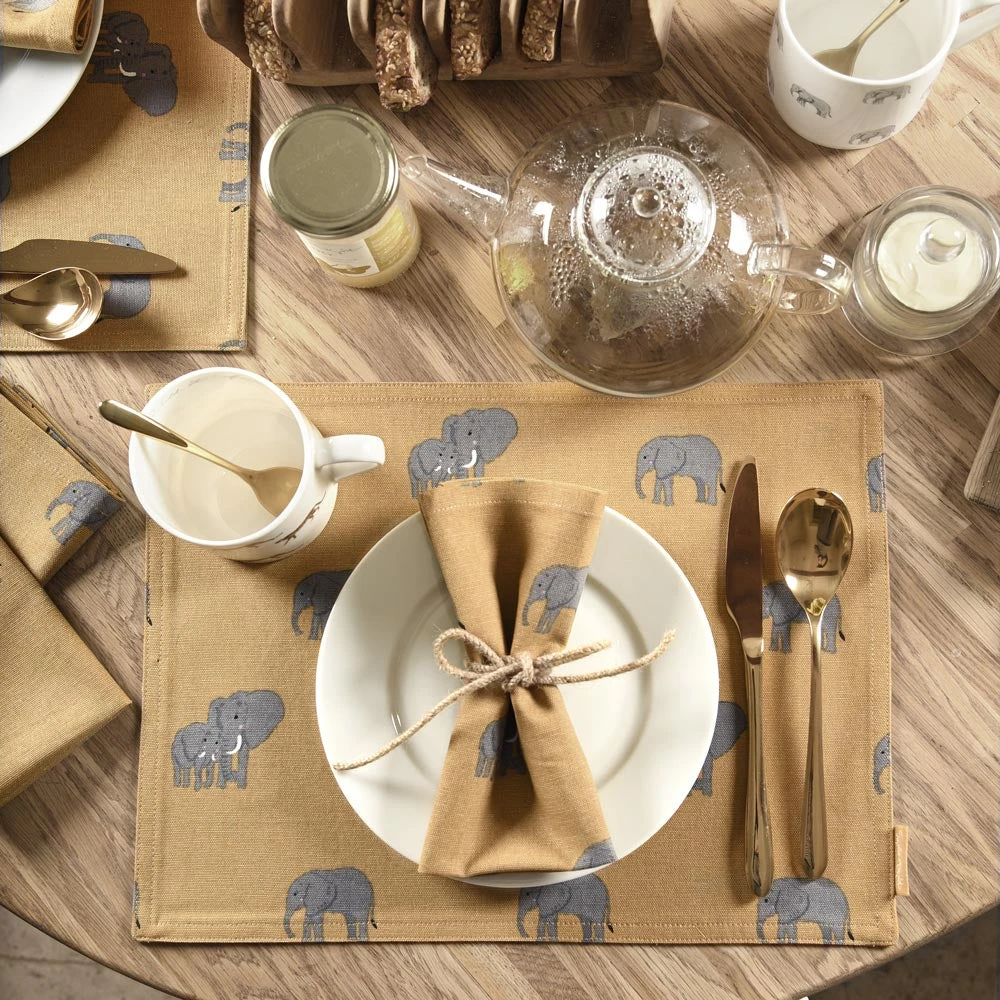 Elephant Napkins (Set Of 4) - Image 2