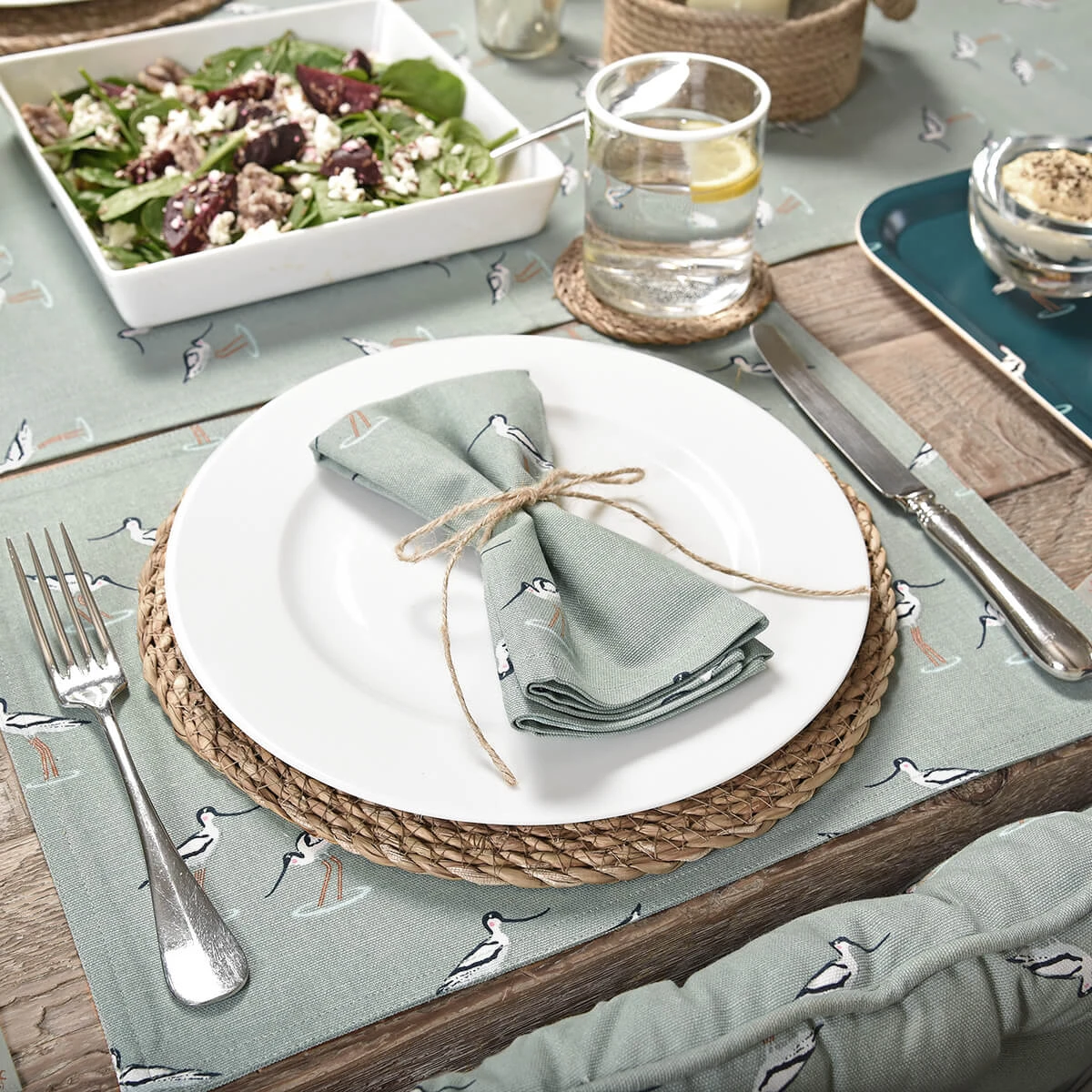 Coastal Birds Fabric Placemat - Image 2