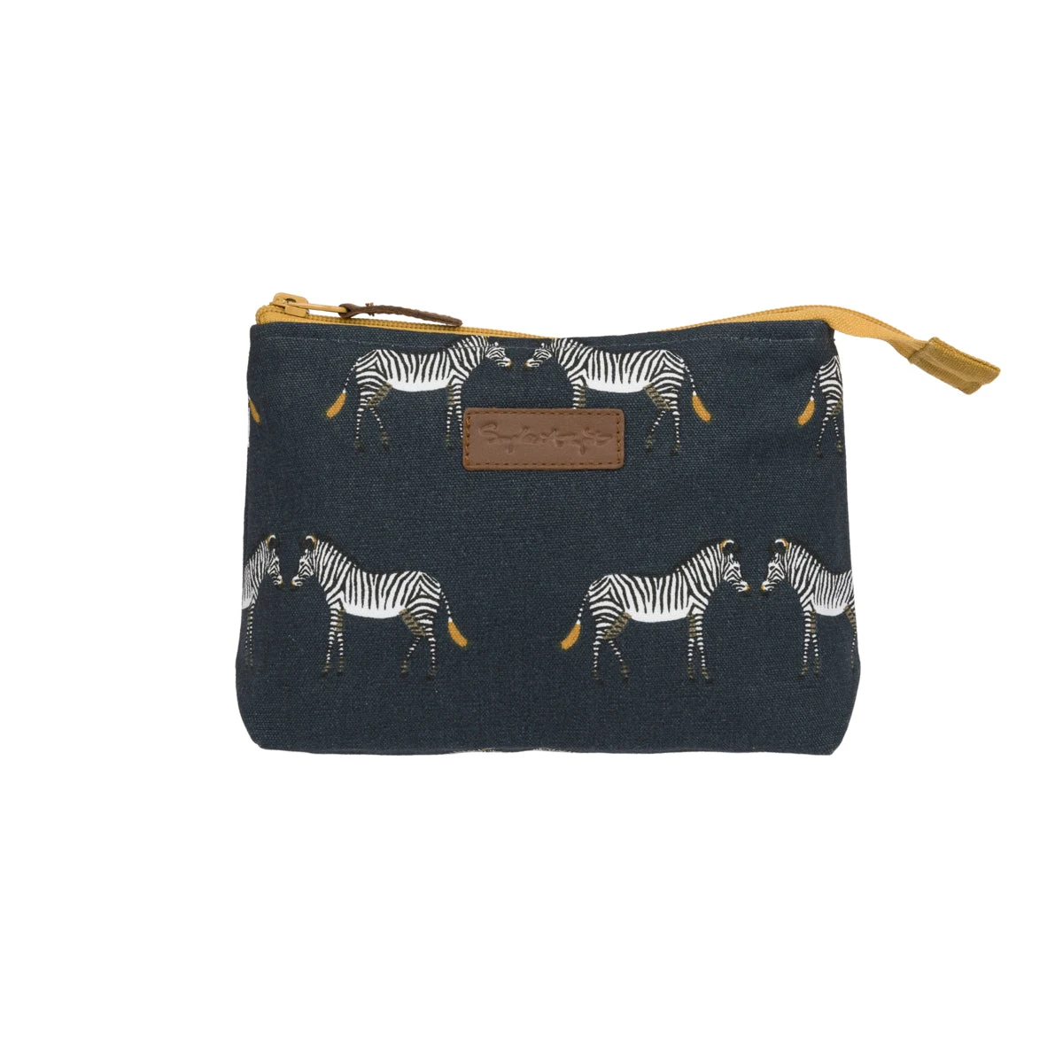 Zebra Canvas Makeup Bag - Image 2