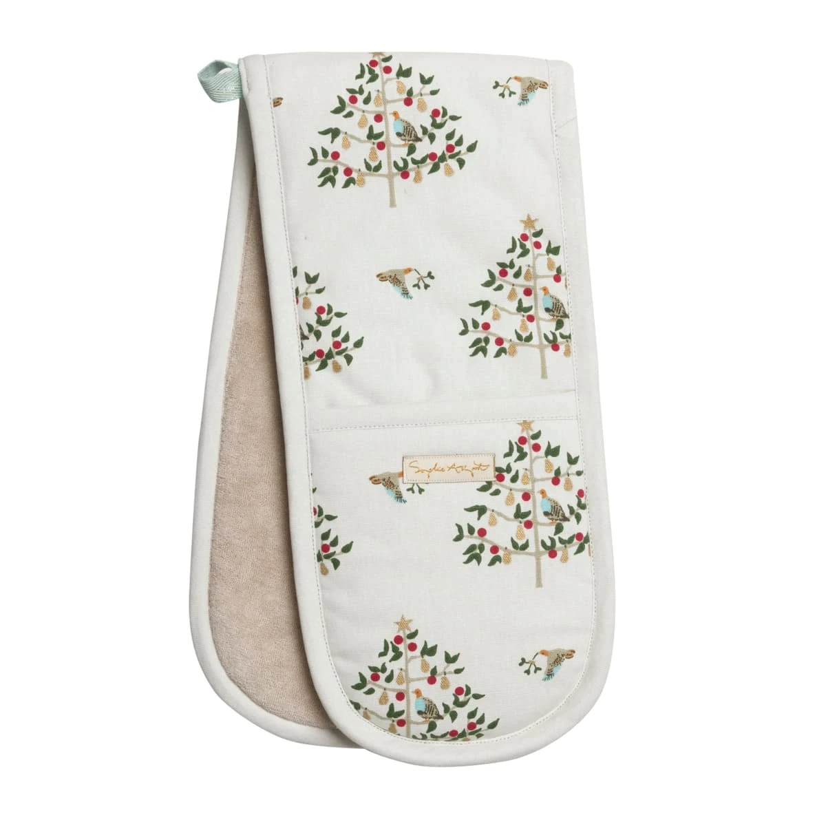 Partridge In A Pear Tree Double Oven Glove