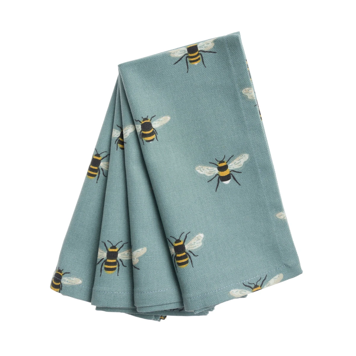 Bees Teal Napkins (Set Of 4)