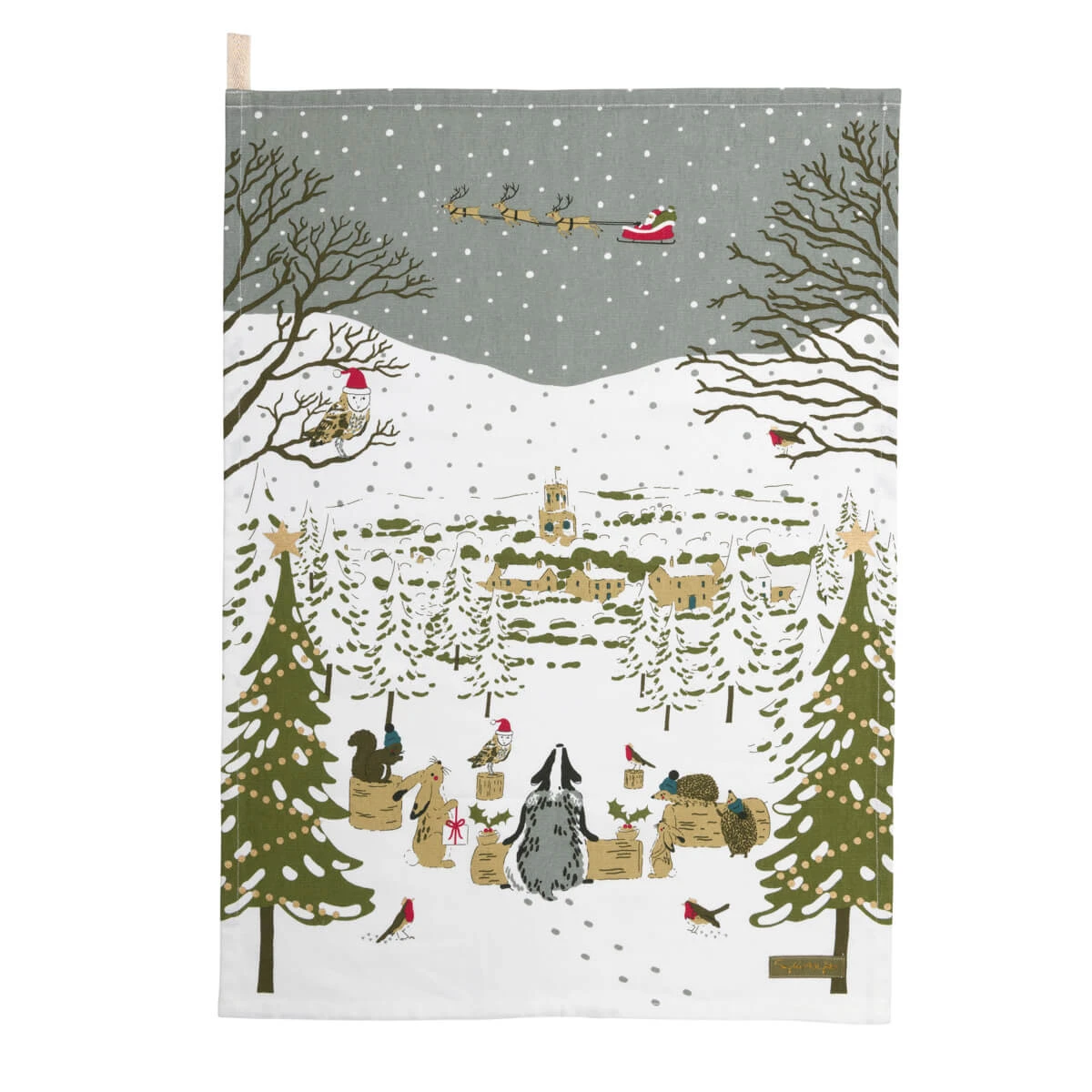 Festive Forest Tea Towel (Set Of 2) - Image 3