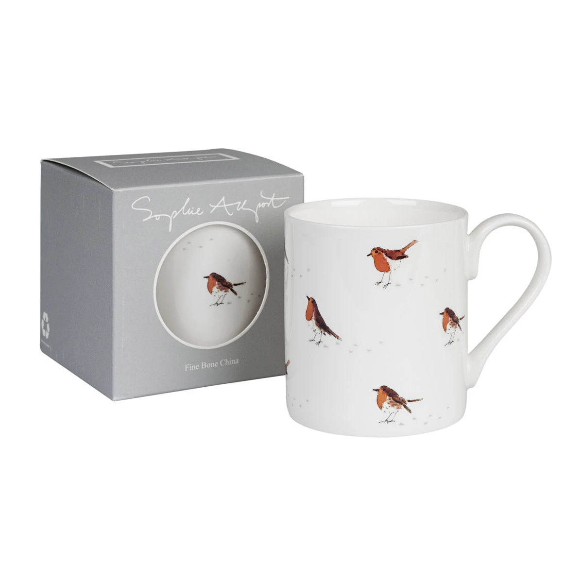 Robin & Mistletoe Mug - Image 3