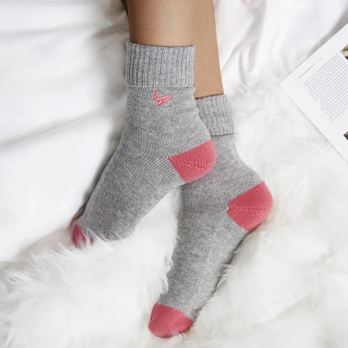 Hare Cashmere Socks