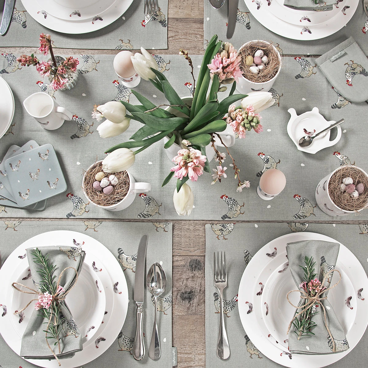 Chicken Fabric Placemat - Image 2