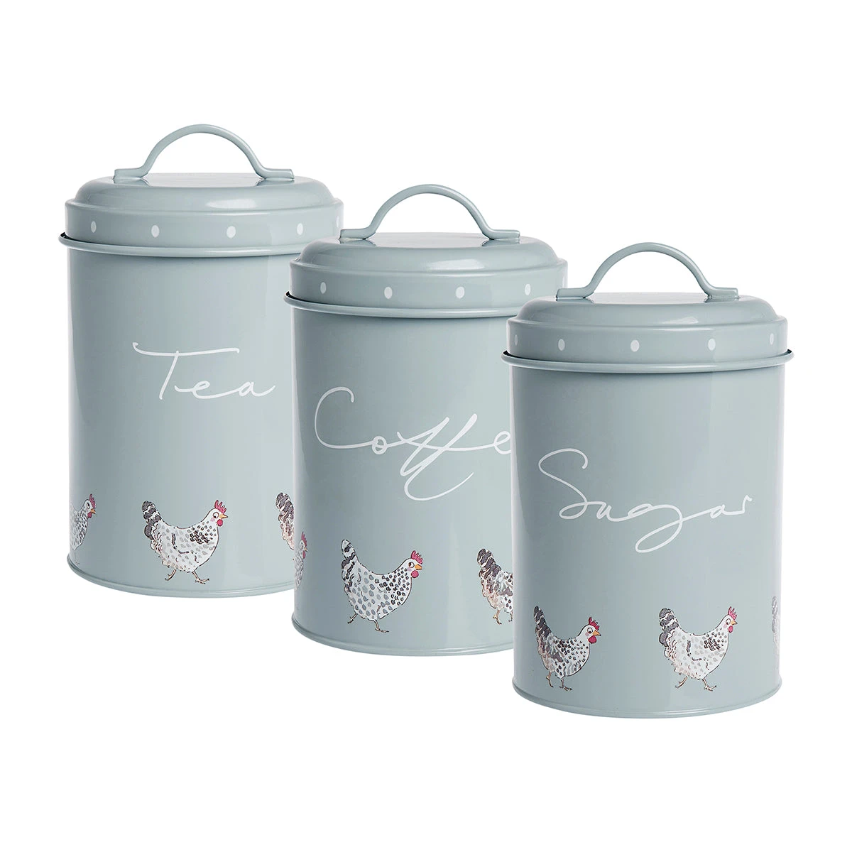 Chicken Storage Tins (Set Of 3)