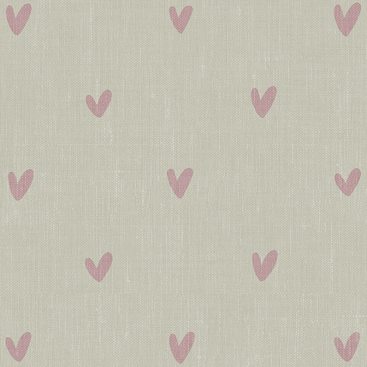 Hearts Blush Made To Measure Curtains - Image 2