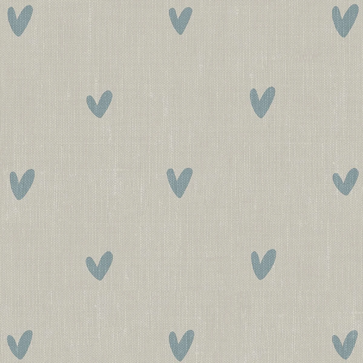 Hearts Duck Egg Made To Measure Curtains - Image 2