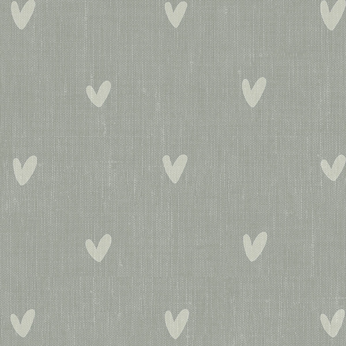 Hearts Grey Made To Measure Curtains - Image 2
