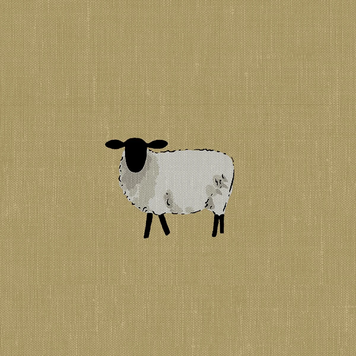 Sheep Ochre Made To Measure Curtains - Image 2