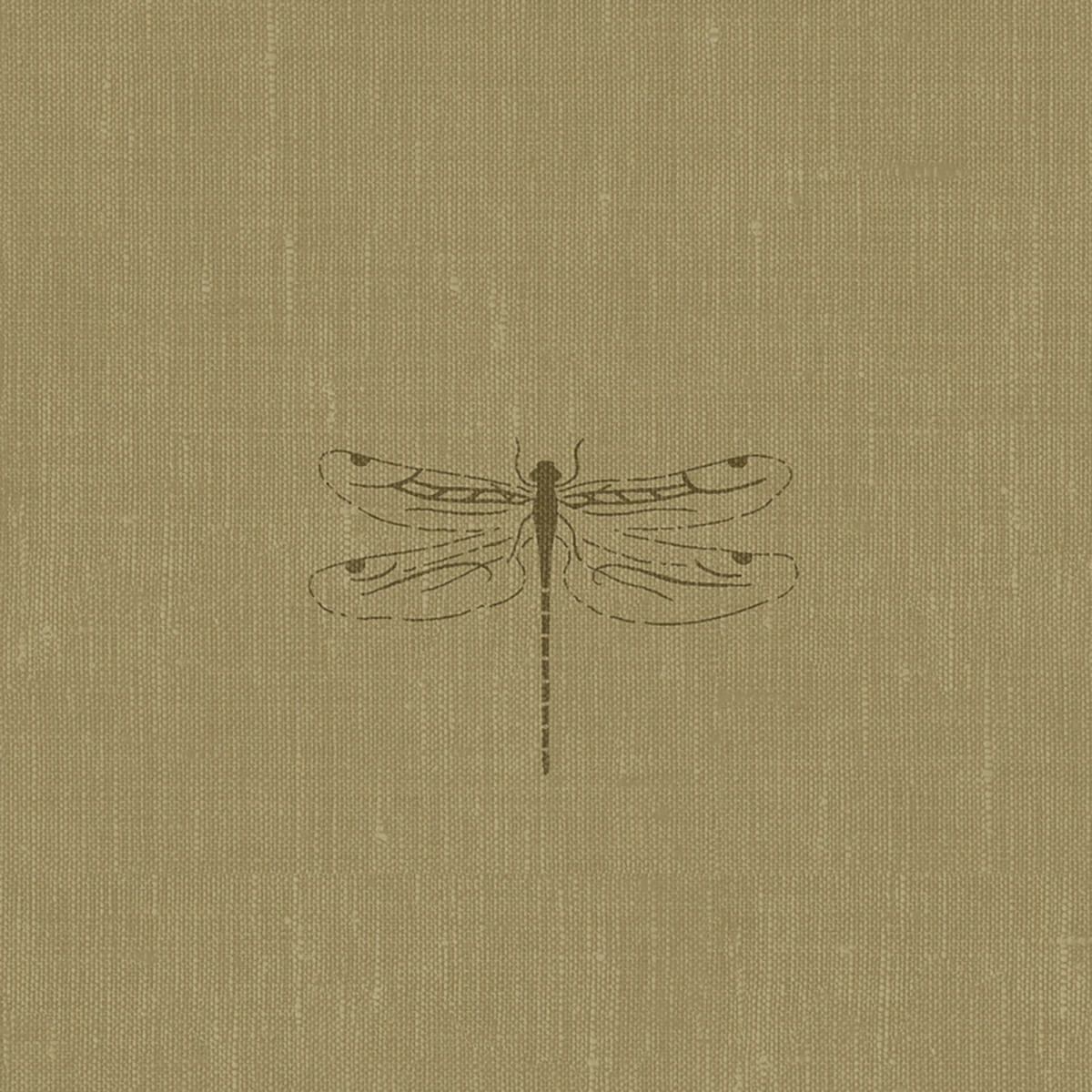 Dragonfly Ochre Made To Measure Curtains - Image 2