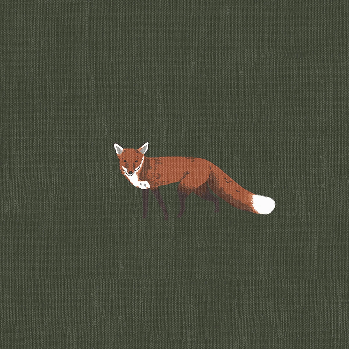 Foxes Forest Green Made To Measure Curtains - Image 2