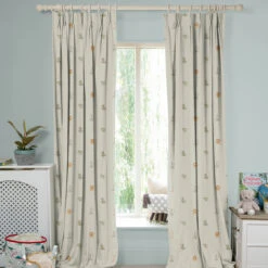 Bears Linen Made To Measure Curtains