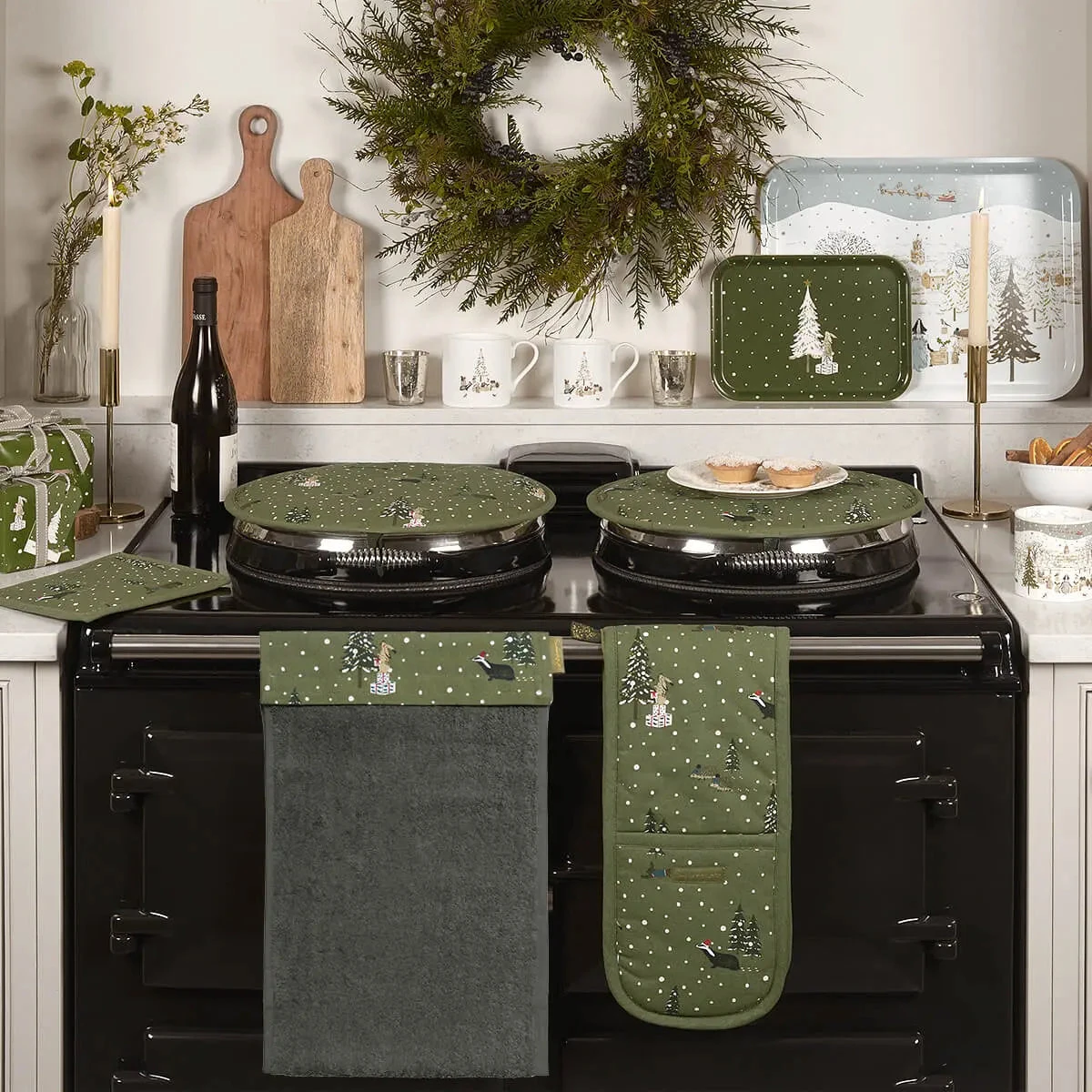 Festive Forest Serving Tray - Small - Image 7