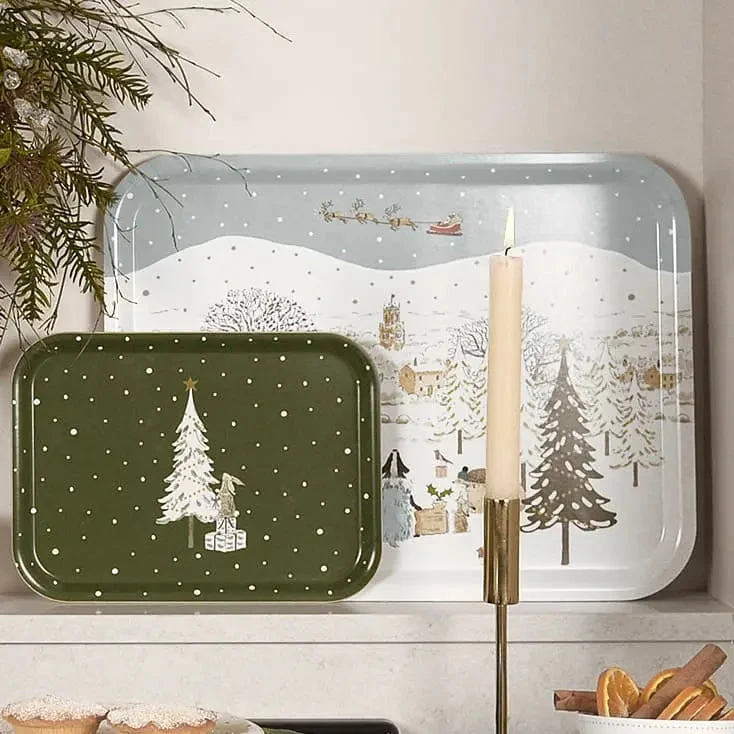 Festive Forest Serving Tray - Small - Image 6