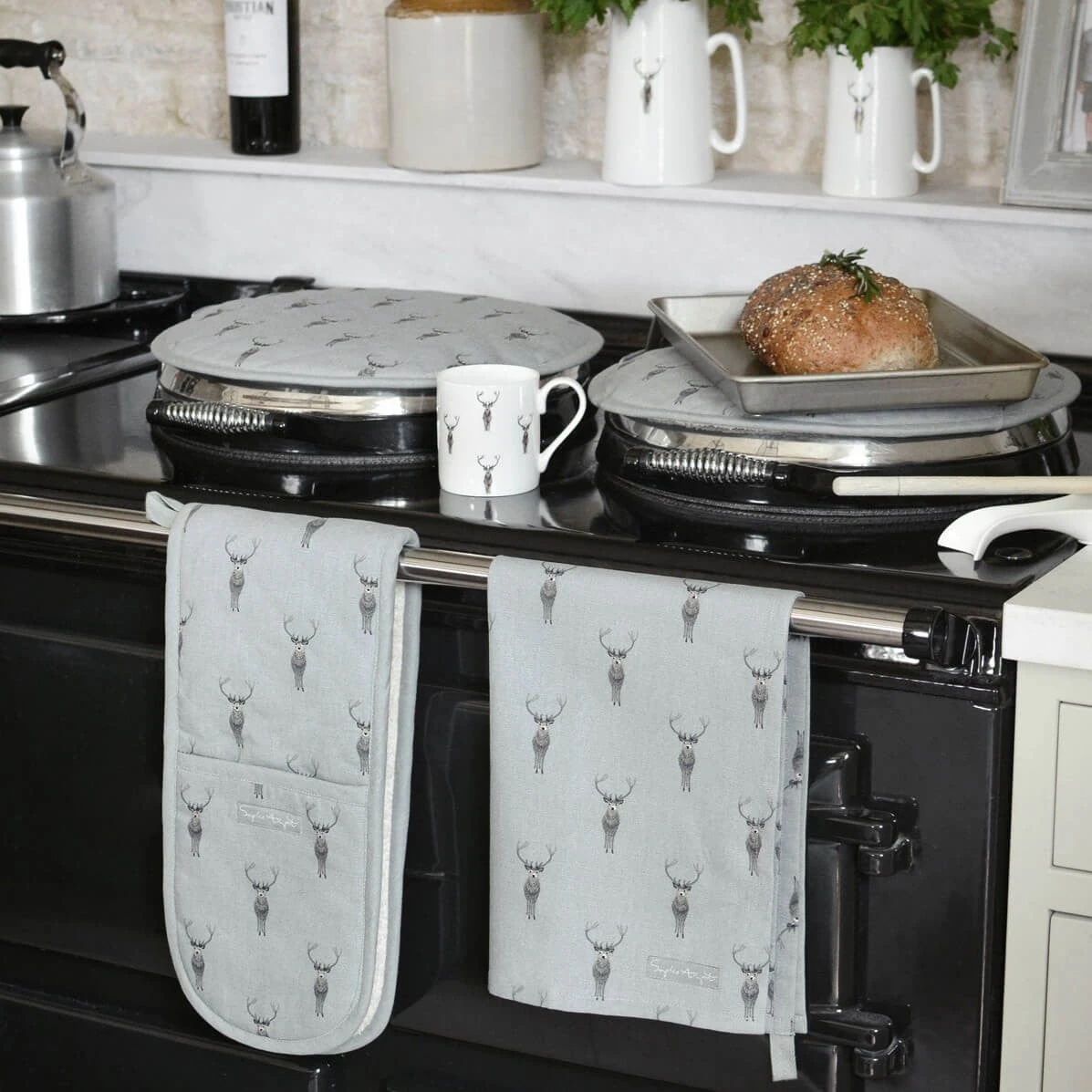 Highland Stag Tea Towel - Image 2