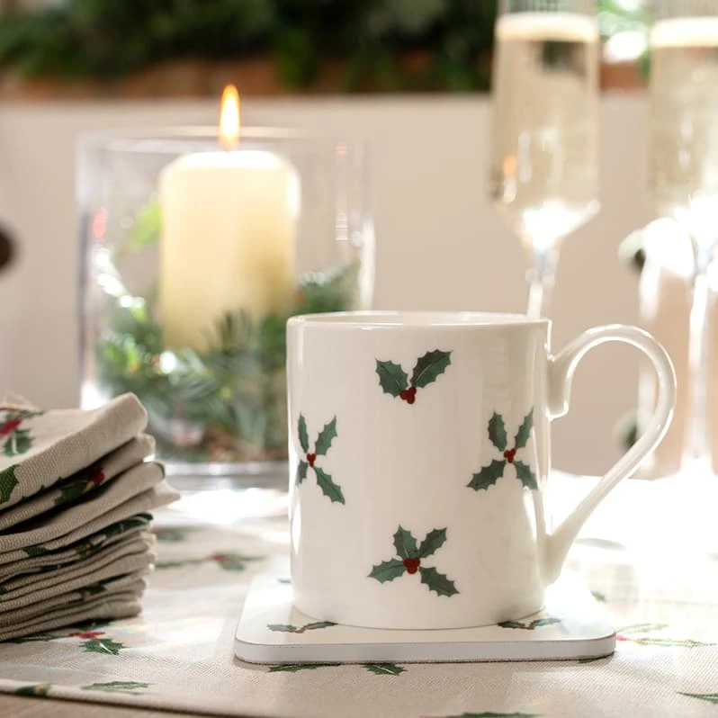 Holly & Berry Coasters (Set Of 4) - Image 5