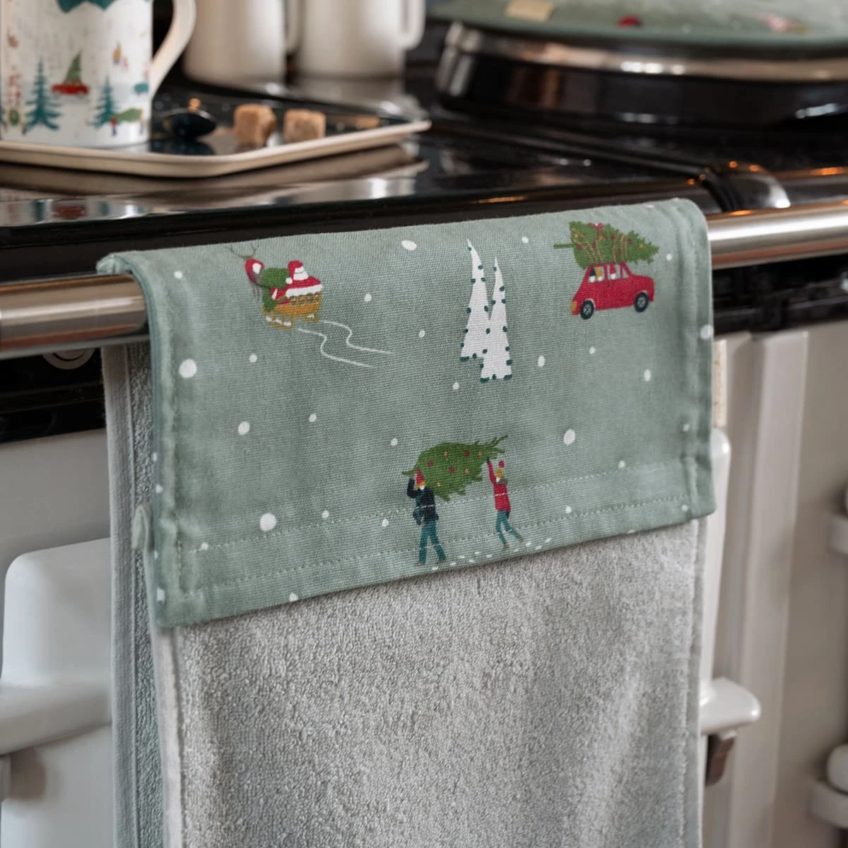 Home For Christmas Roller Hand Towel - Image 3