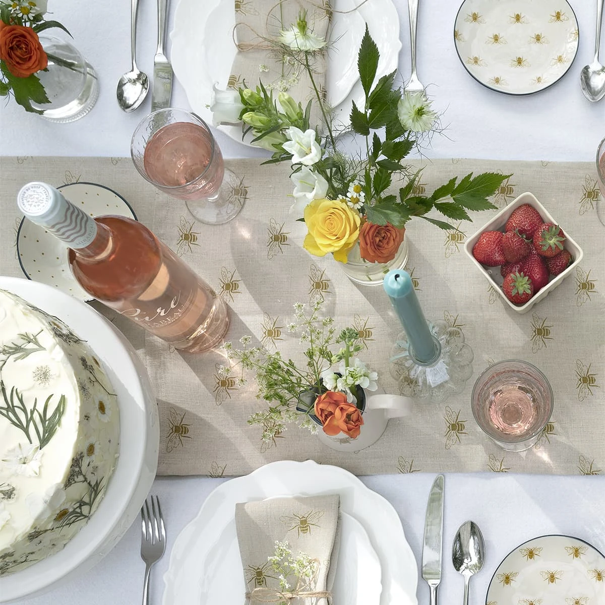 Bees Mini Stoneware Jug - Image 6