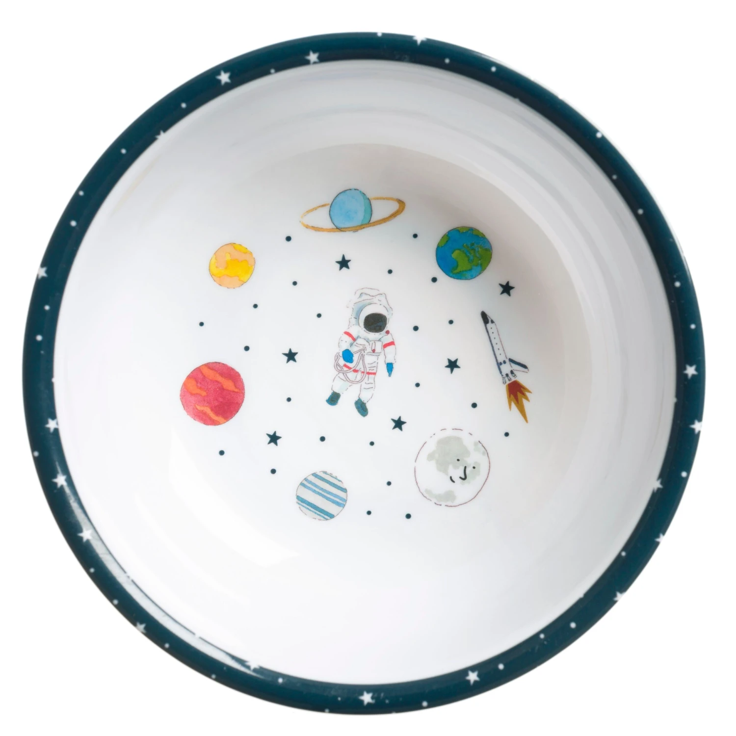 Space Childrens Melamine Baby Bowl
