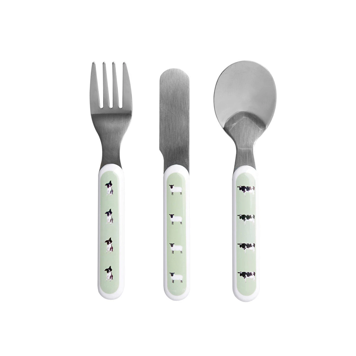 On The Farm Childrens Melamine Cutlery Set - Image 2