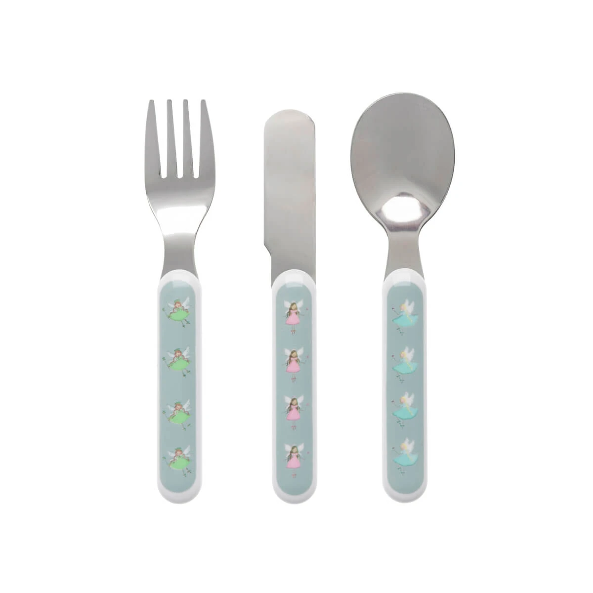 Princess Fairies Childrens Melamine Cutlery Set