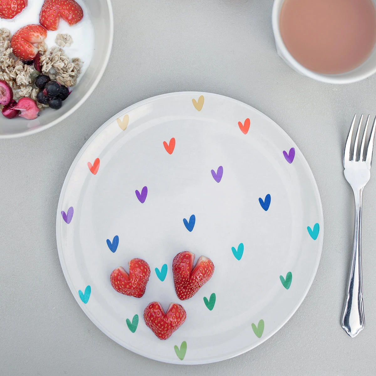 Hearts Melamine Side Plate - Image 2