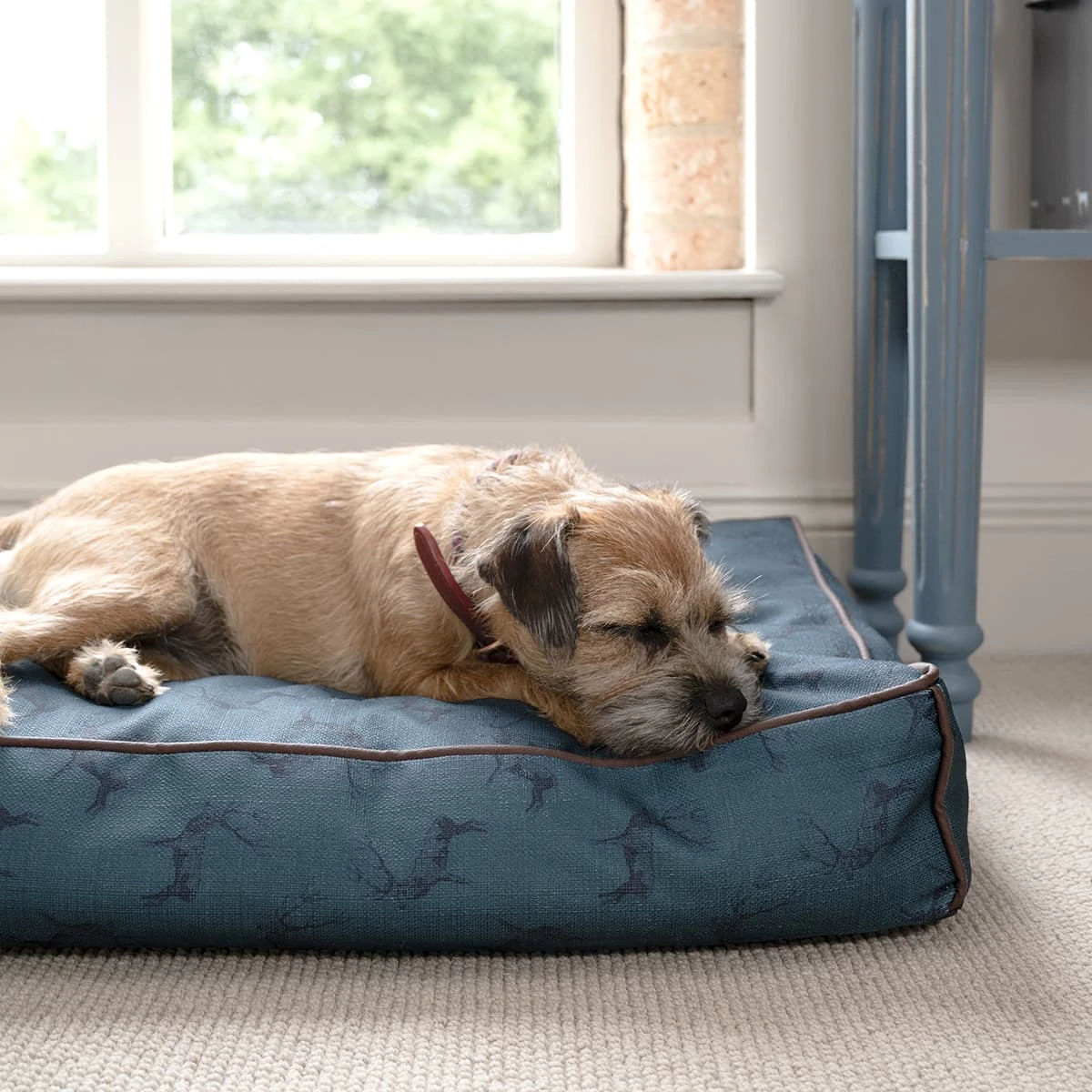 Highland Stag Teal Pet Mattress - Small - Image 2