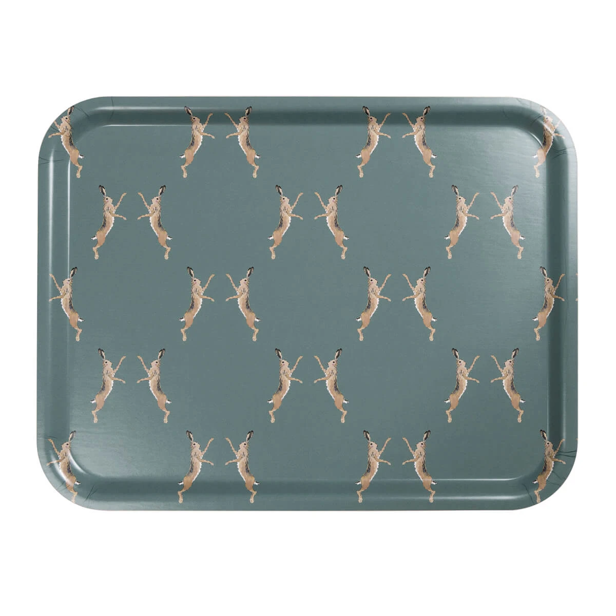 Boxing Hares Serving Tray - Large