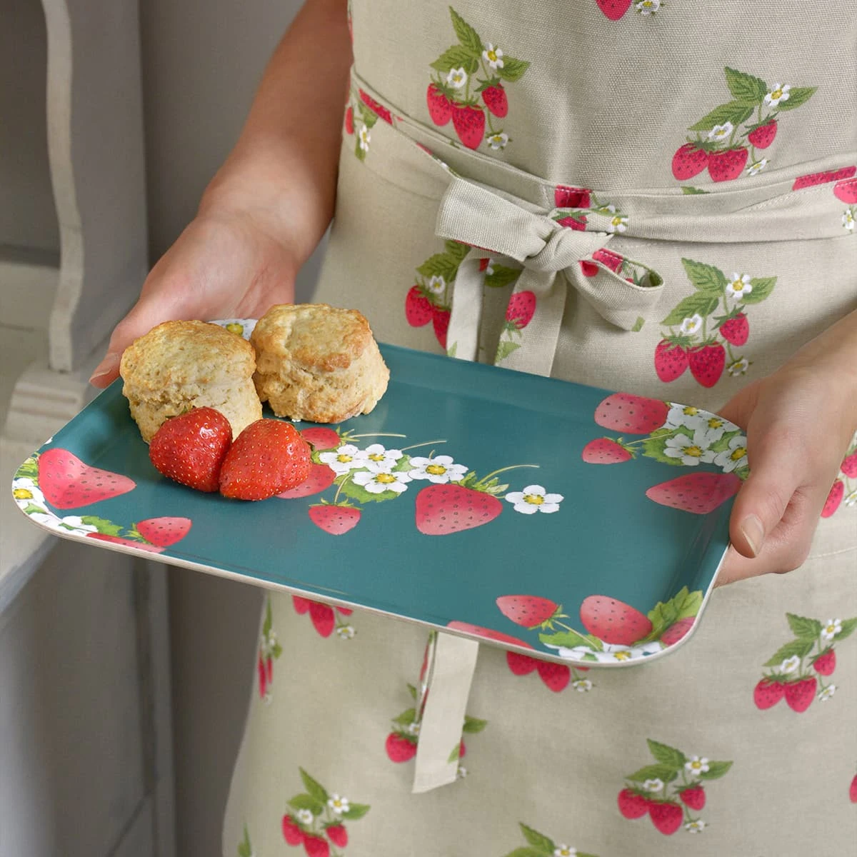 Strawberries Adult Apron - Image 2