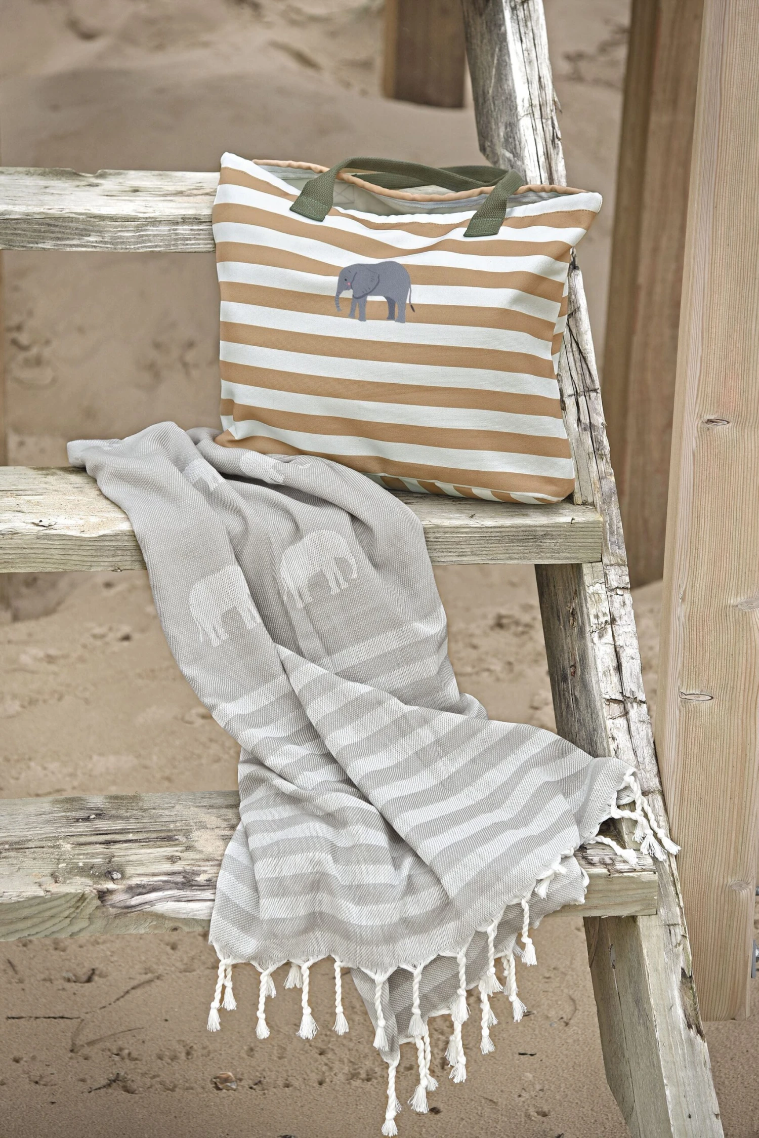 Elephant Canvas Tote Bag - Image 3