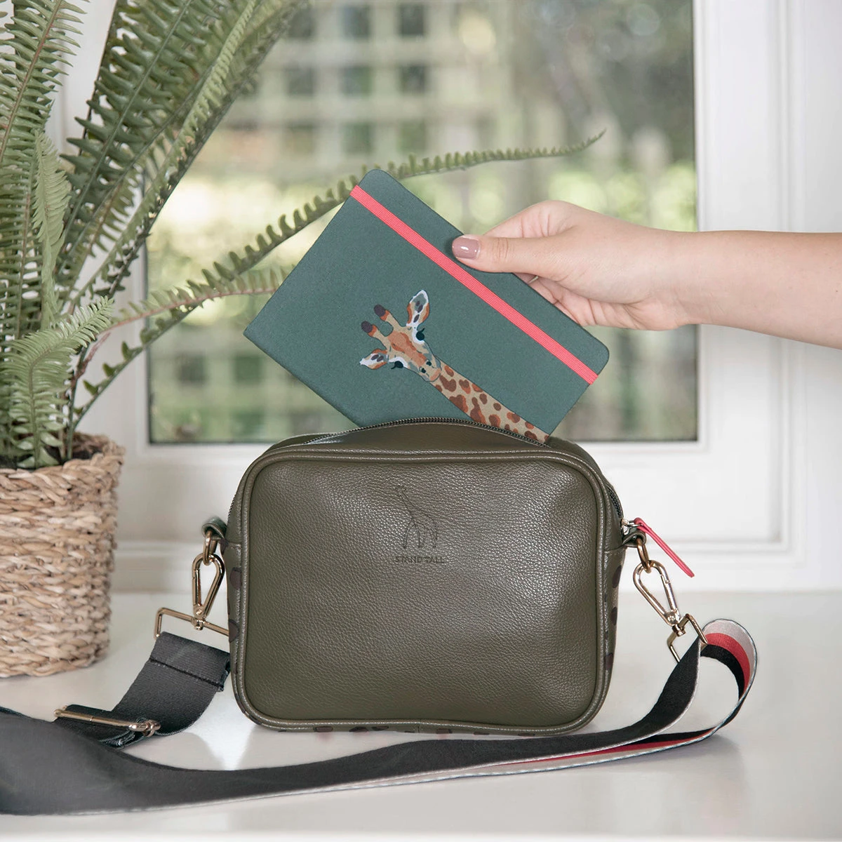 Giraffe B6 Fabric Notebook - Image 2