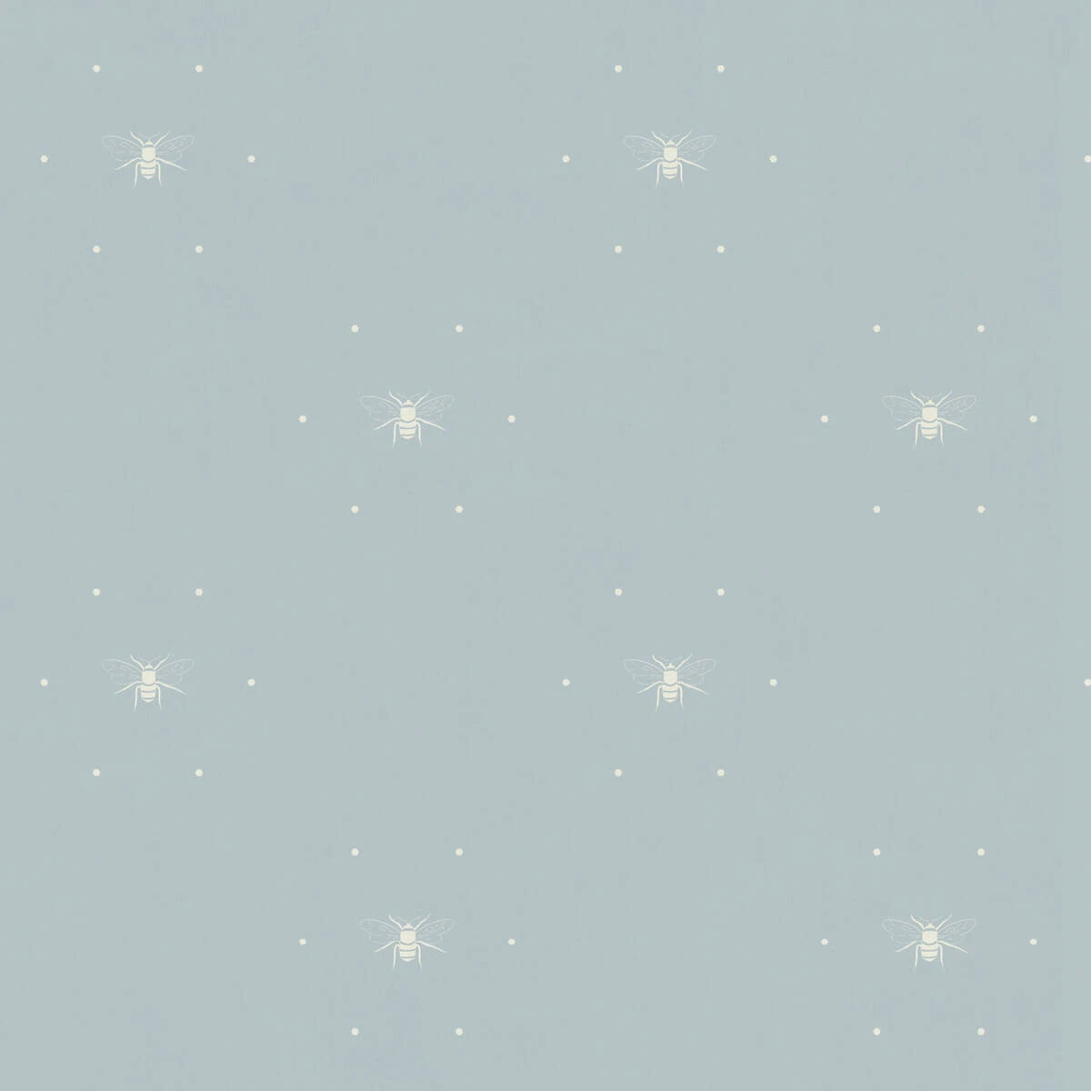 Bees Duck Egg Made To Measure Roller Blind - Image 2