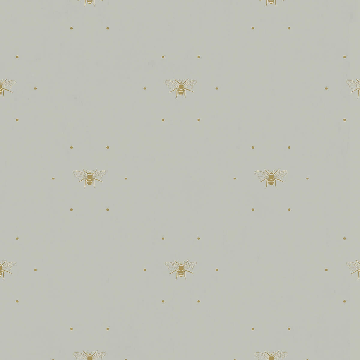 Bees Ochre Made To Measure Roller Blind - Image 2