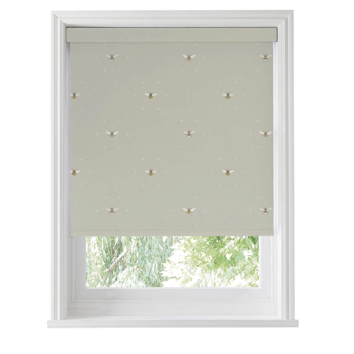 Bees Soft Linen Made To Measure Roller Blind - Image 4